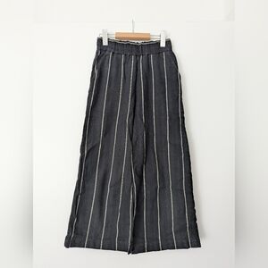 OAK + FORT Wide Leg Pants - Black and White